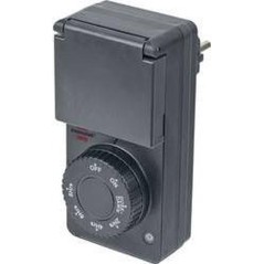 Brennenstuhl DDT IP44 Outdoor Timer - Reliable & Stylish, Perfect for Your Garden (4007123667253)